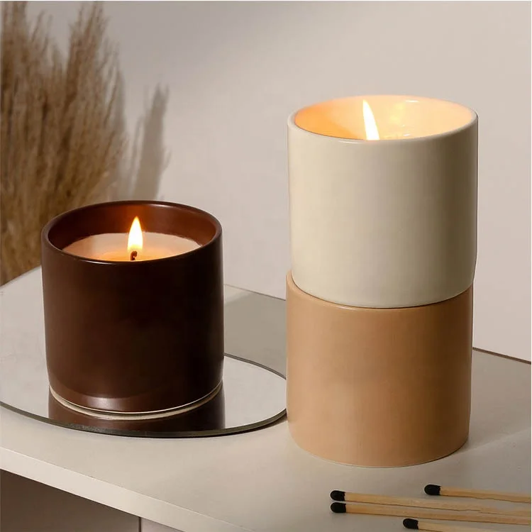Ceramic Scent Candles Manufacturers Soy Wax Fragrance Candle Private Custom Logo Luxury for Home Decoration SCH Candles Holiday