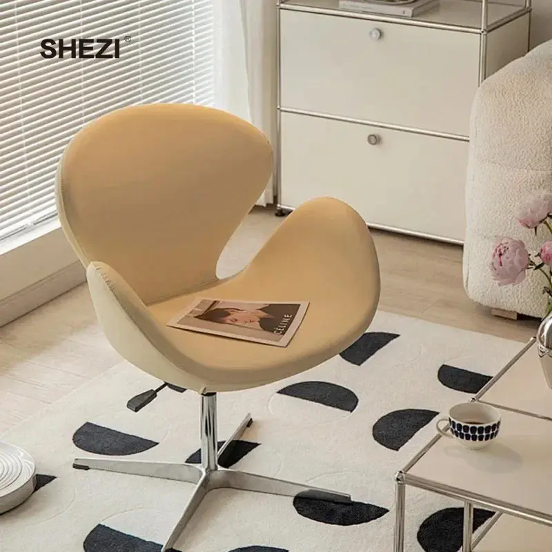 SHEZI Fashion Modern Fabric Meeting Chair With Metal Legs