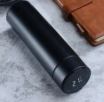 Wholesale Customized Smart LED Water Bottle Digital Temperature Bottle 500ml Vacuum Flasks with LED Temperature Display
