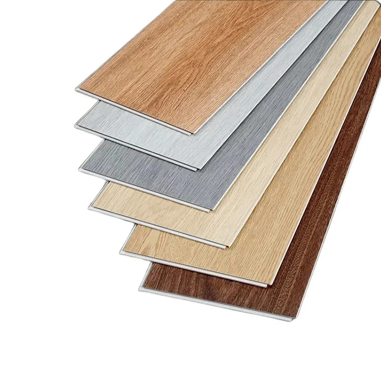 PVC Plastic Sticker LVT Click Floor Vinyl Floor Tiles 152*914mm Self Adhesive vinyl flooring
