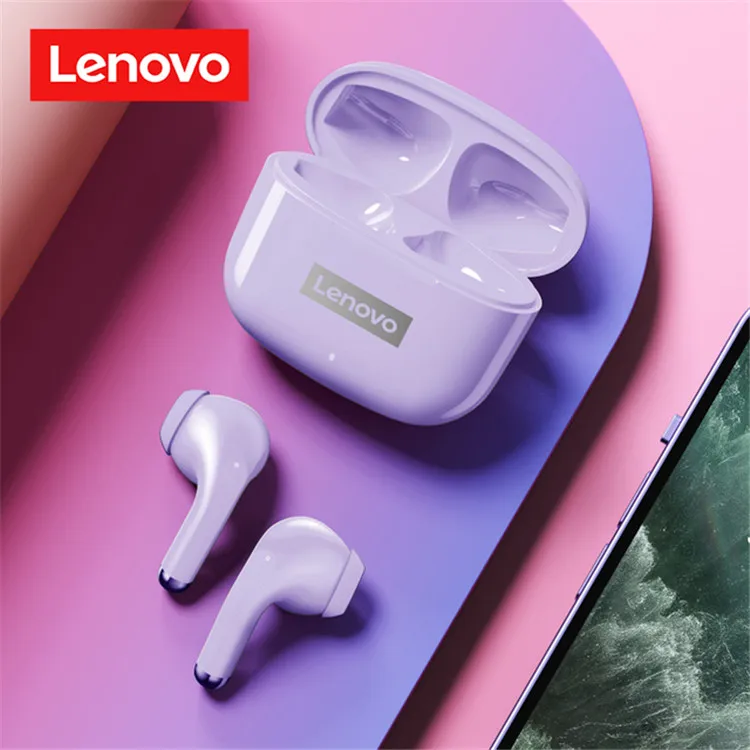 New Original Lenovo LP40 Pro TWS Wireless Earphone Headphones Touch Control Dual Stereo Bass Earbuds Sports Headset