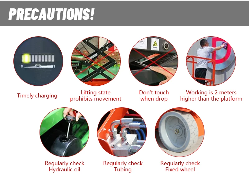 13.8m 227kg Aloft Lifting Platform Self Propelled Scissor Work Lifts