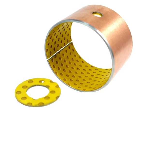 Construction Machinery Parts Steel POM Bushings with Cross Oil Groove