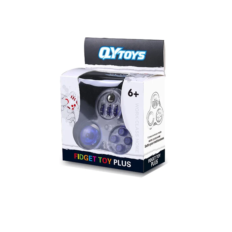 QIYI 9 в 1 Различные декомпрессии сенсорная Непоседа игрушки fidget cube надувные для снятия