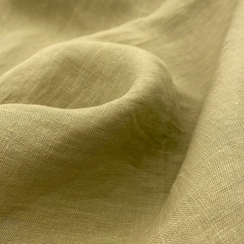 cheap stock China linen wholesale supplier man shirt dress organic natural fiber stone washes linen rayon blend ramie fabric