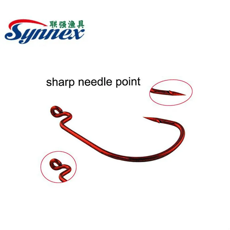 High Carbon Steel Black Jig Fish Hook