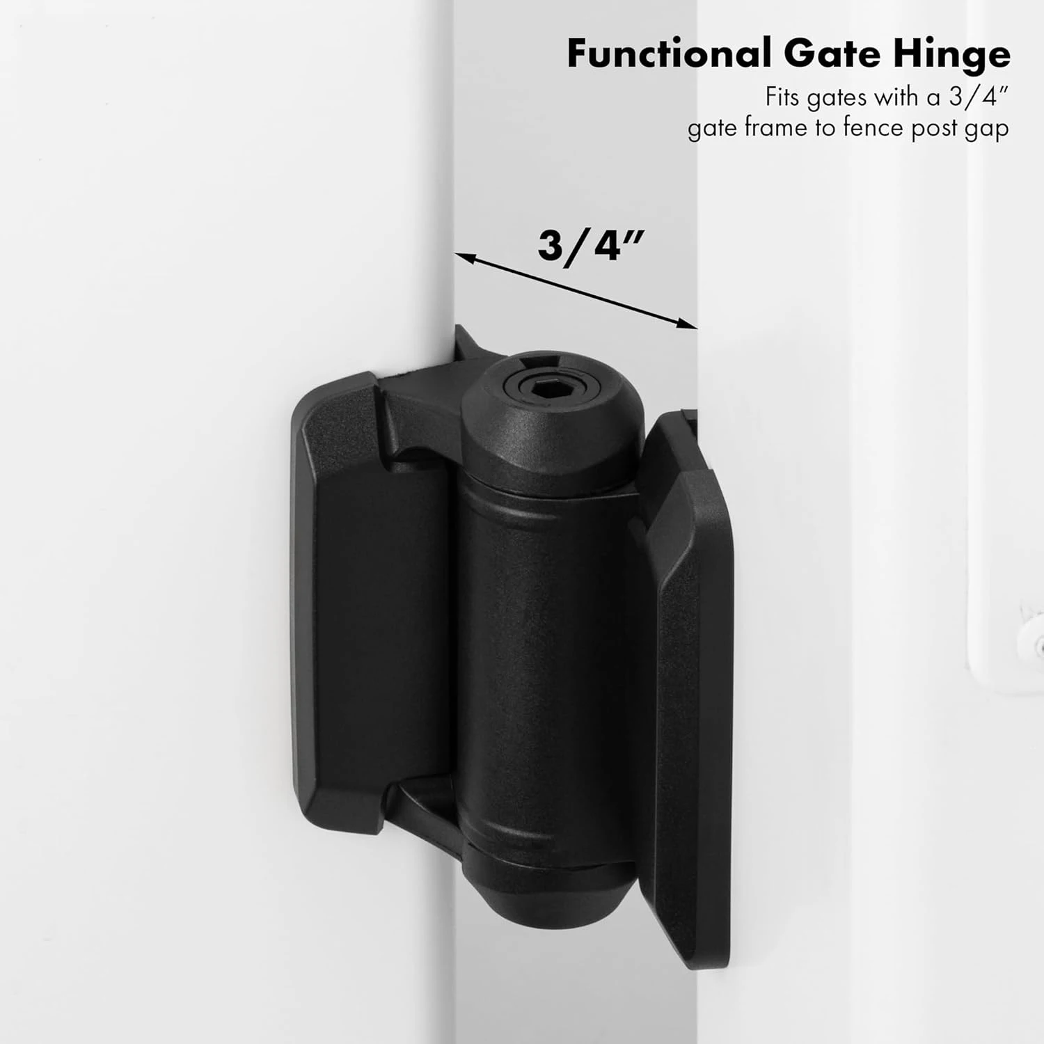 New Arrival Modern Design Nylon Hinge Regular Duty Gate Hinges for Outdoor Self-Closing Metal Gates