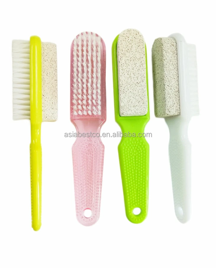 Easy Use Foot Care Product 2 In 1 Pedicure Pumice Brush