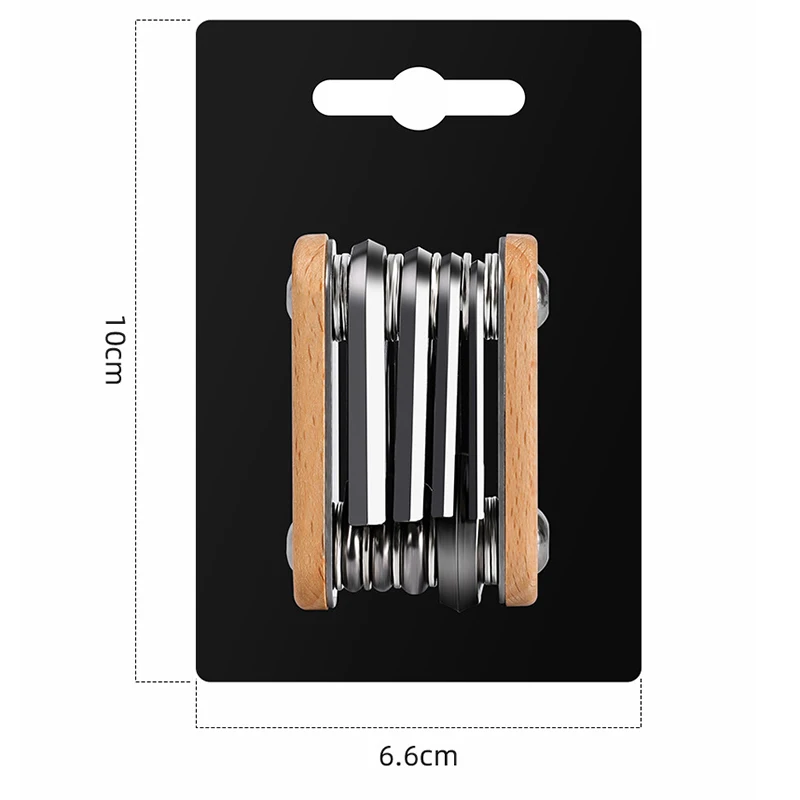 Multifunctional Home Repair Kit Household Cleaning Tools & Accessories Including Foldable Hex Wrench for Bicycle Repair