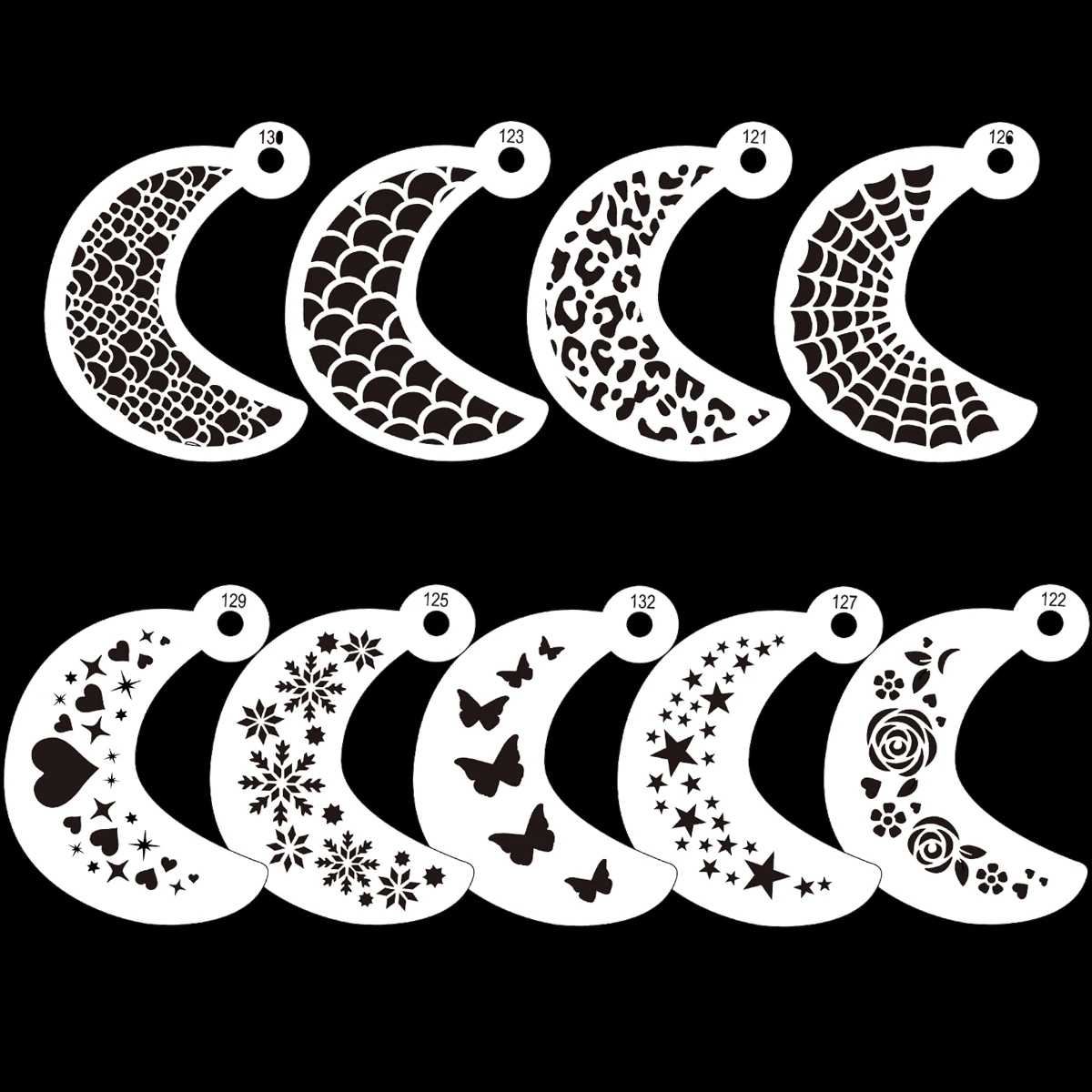 Tattoo Stencil Templates PET Face Paint Stencils Custom Stencil Sheets