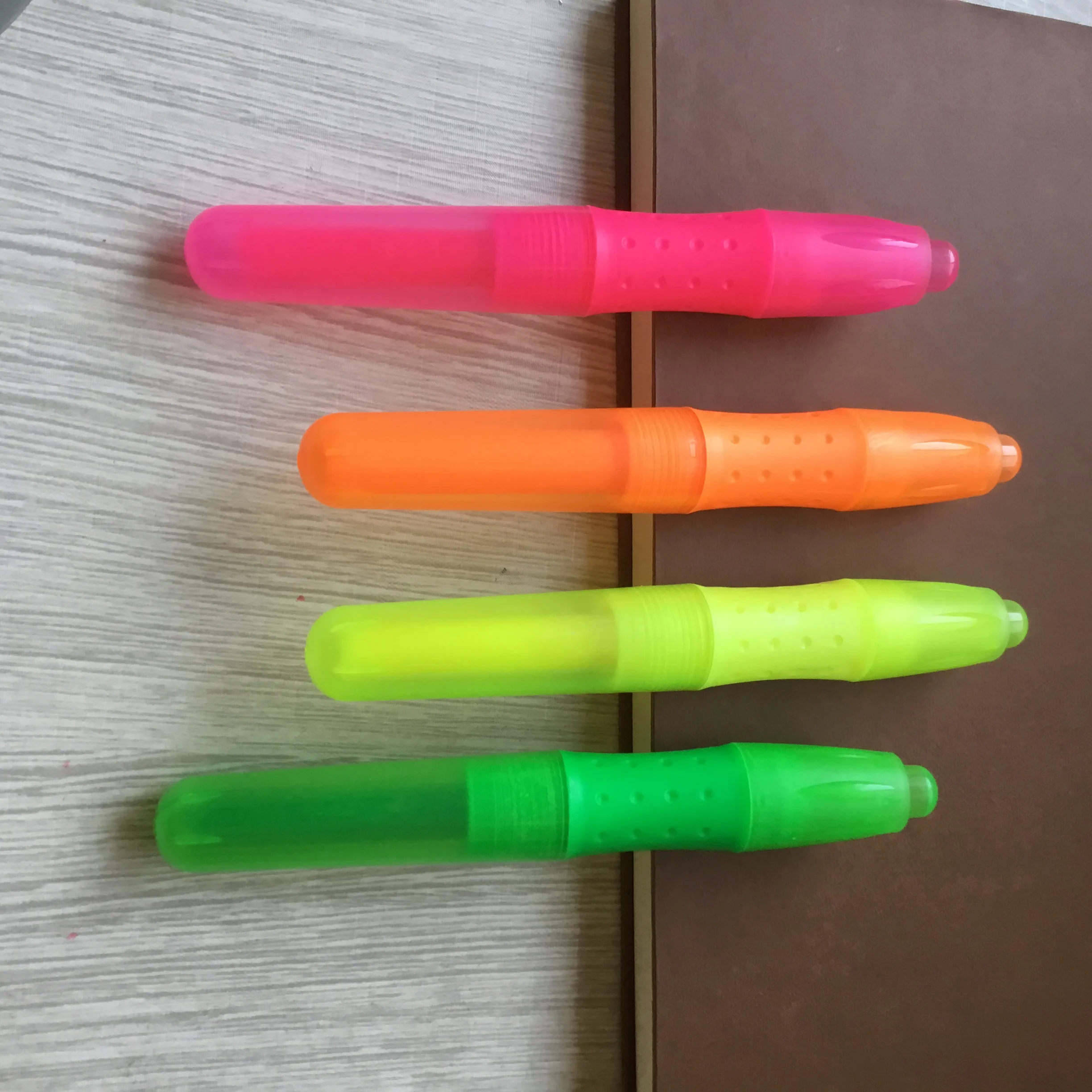 Hot sale highlighter marker pen with blister card 4pcs highlighter  marker pen