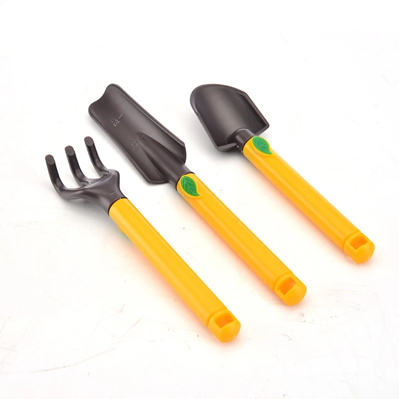 New Gardening Gadgets Long Short Shovel Rake Three-Piece Mini Flower Planting Tool Set