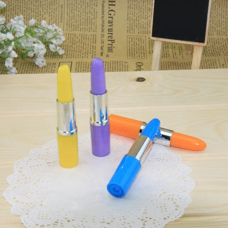 promotional item china novelty lipstick shape ball pen for school stationery mini ballpoint pen