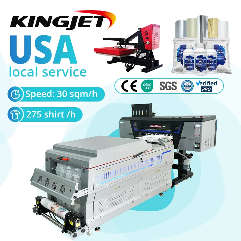 UAS Pro 60cm dtf printer printing machine t shirt printing machine for small business imprimante i3200 impresora dtf printer