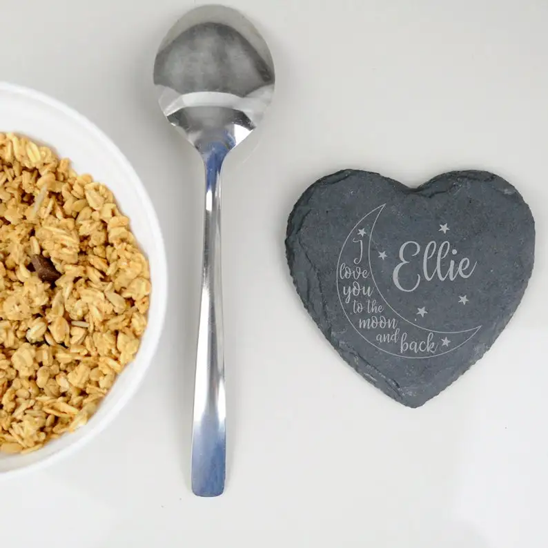 Slate Cup Cushions black Coasters bulk Decorative Heat Insulation Tea Cup Mats