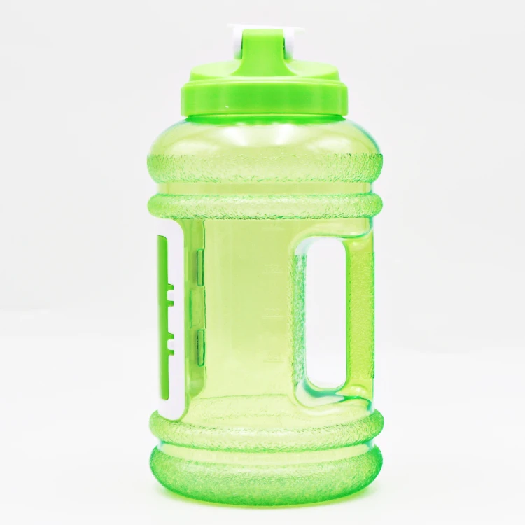 
Water Bot Gym Big Capacity Plastic Motivational Half Water Bottles With Custom Logo 