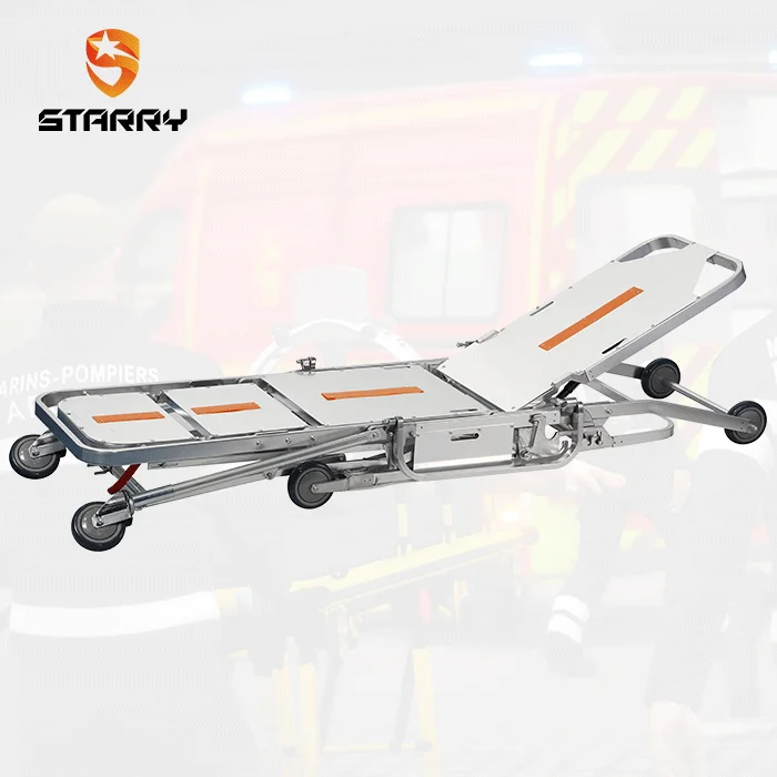 First aid ambulance medical devices adjustable folding wheel chairs for stair wheelchair stretcher