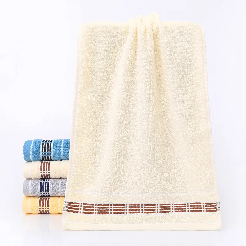 Soft, absorbent, thick cotton towel made of pure cotton