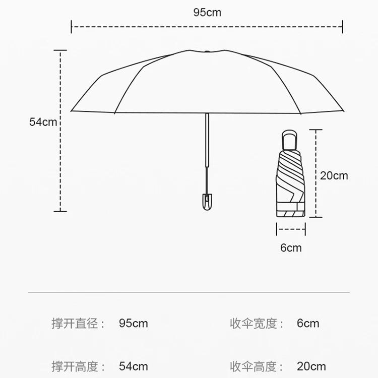 Chuvaband 21 дюймов 6K Путешествия Мини автоматический зонт женский в включить/выключить небольшой компактный легкий портативный 5 Складной Дождь Зонты