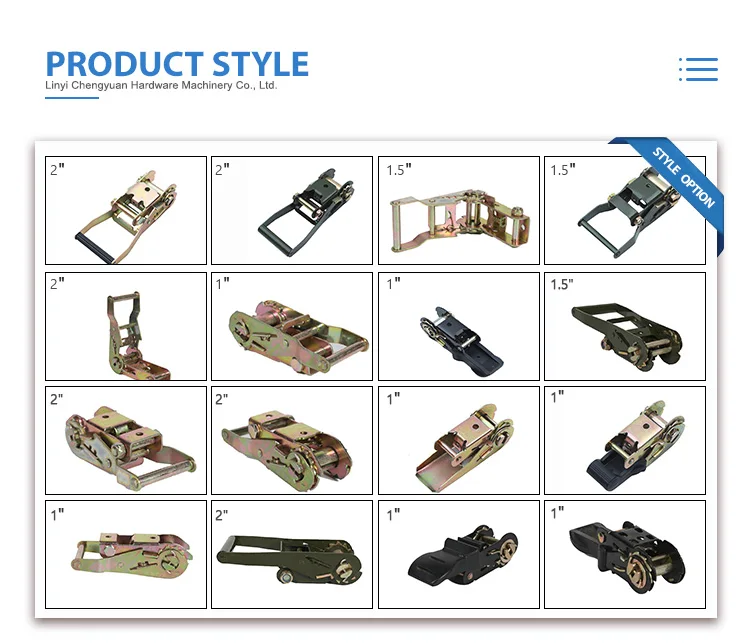 high quality stainless steel ratchet buckles for straps cargo lashing buckle