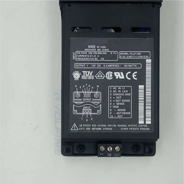 original new AC DC Converter FLATPAC 12V 100W AC/DC CONV VI-LU1-EW