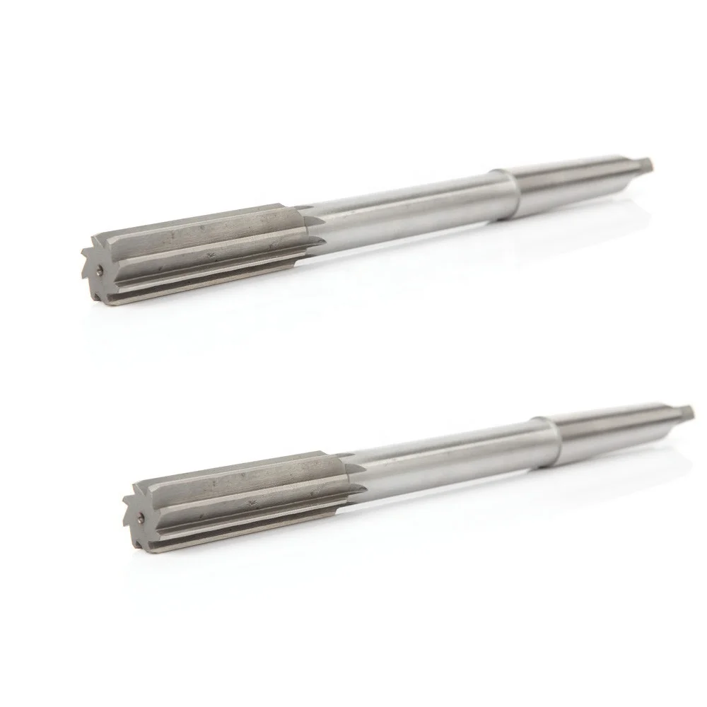 Din212 Straight shank HSS carbide Machine reamer H7 H8 Tolerance carbon steel Fraction Wire  Letter Size Machine Chucking Reamer