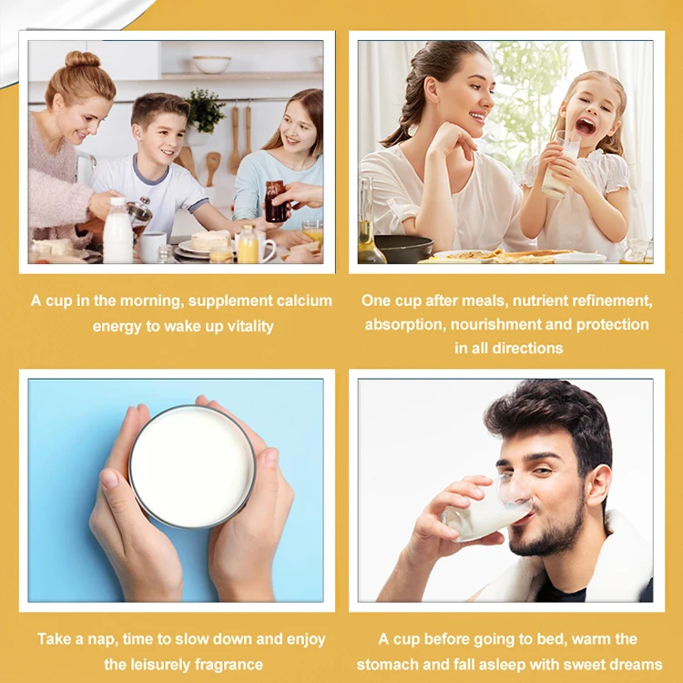 LISHI Good Nutrition Beverage Calcium Canned Dessert 245ml 72 Per Carton Nut Walnut Drinking Milk