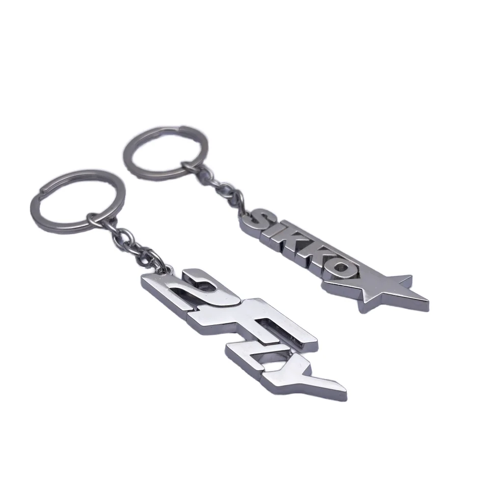 Manufacturers Wholesale Custom Metal Key Chain 2d 3d Company logo Letter Key Chain Custom Enamel Key Chain