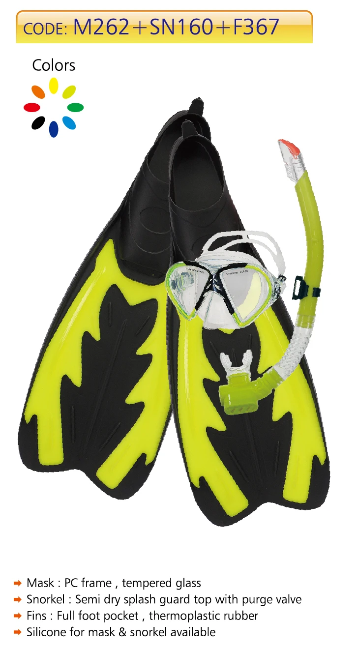 DOVOD Underswater Sports Freediving Fins Full Foot Pocket Diving Fins Flippers for Adult Children