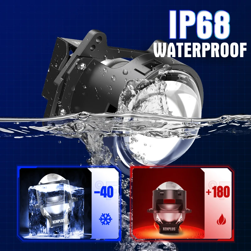 Cheap Price LP26 130W 30000LM 6000K 3 Inch RHD/LHD 12V IP68 Car Fog Light LED Projector Lens