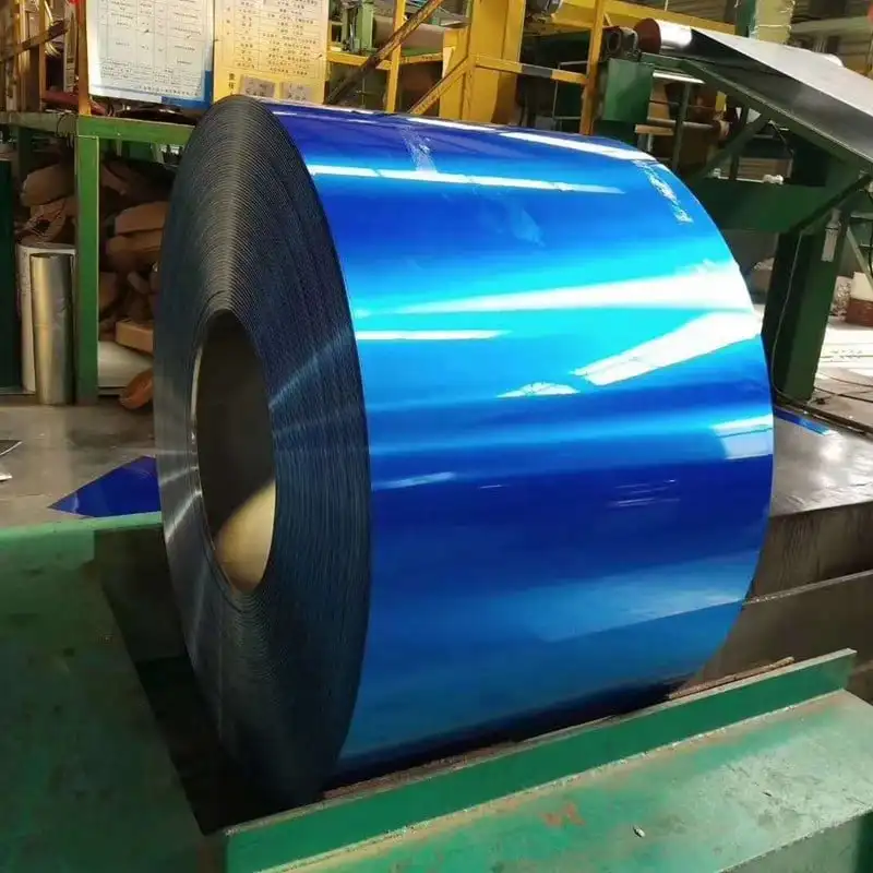 ppgi steel coil dx51d z40 ral 7021 galvanized coil ppgi/color coated steel