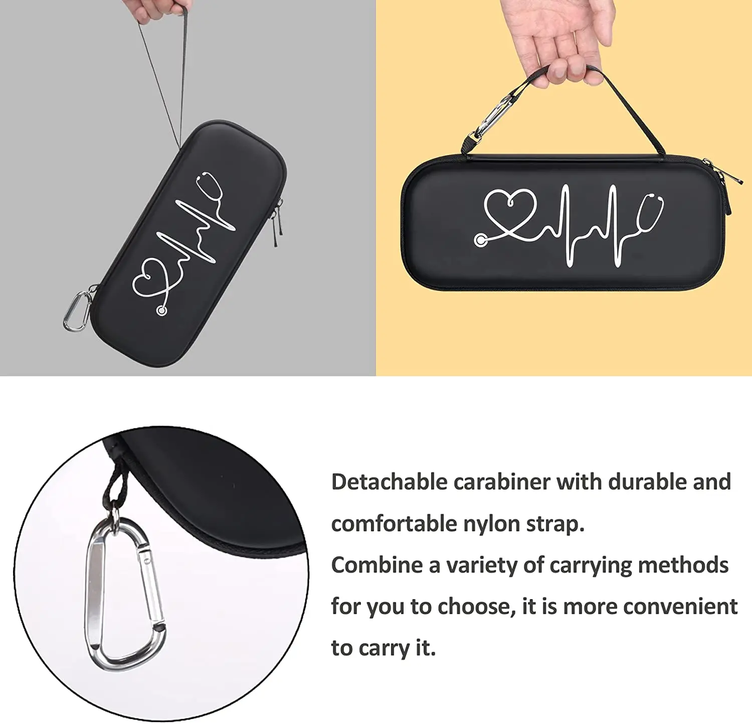 Professional Factory Custom Printing Medical Carrying EVA Case for 3M Littmann Stethoscope Travel Bags for Doctor Nurses Student