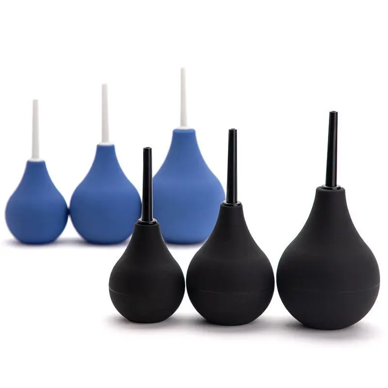89mL/160ml/224ml Enema Rectal Shower Silicone orange Ball Vaginal Anus Douche Bulb anal cleaner Adult Sex Products