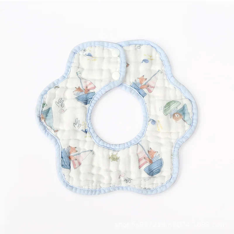 Factory Organic Burp Cloth Newborn Bib Muslin For Baby Clothing Terry Set Kid Boys Feeding Teething Reasonable