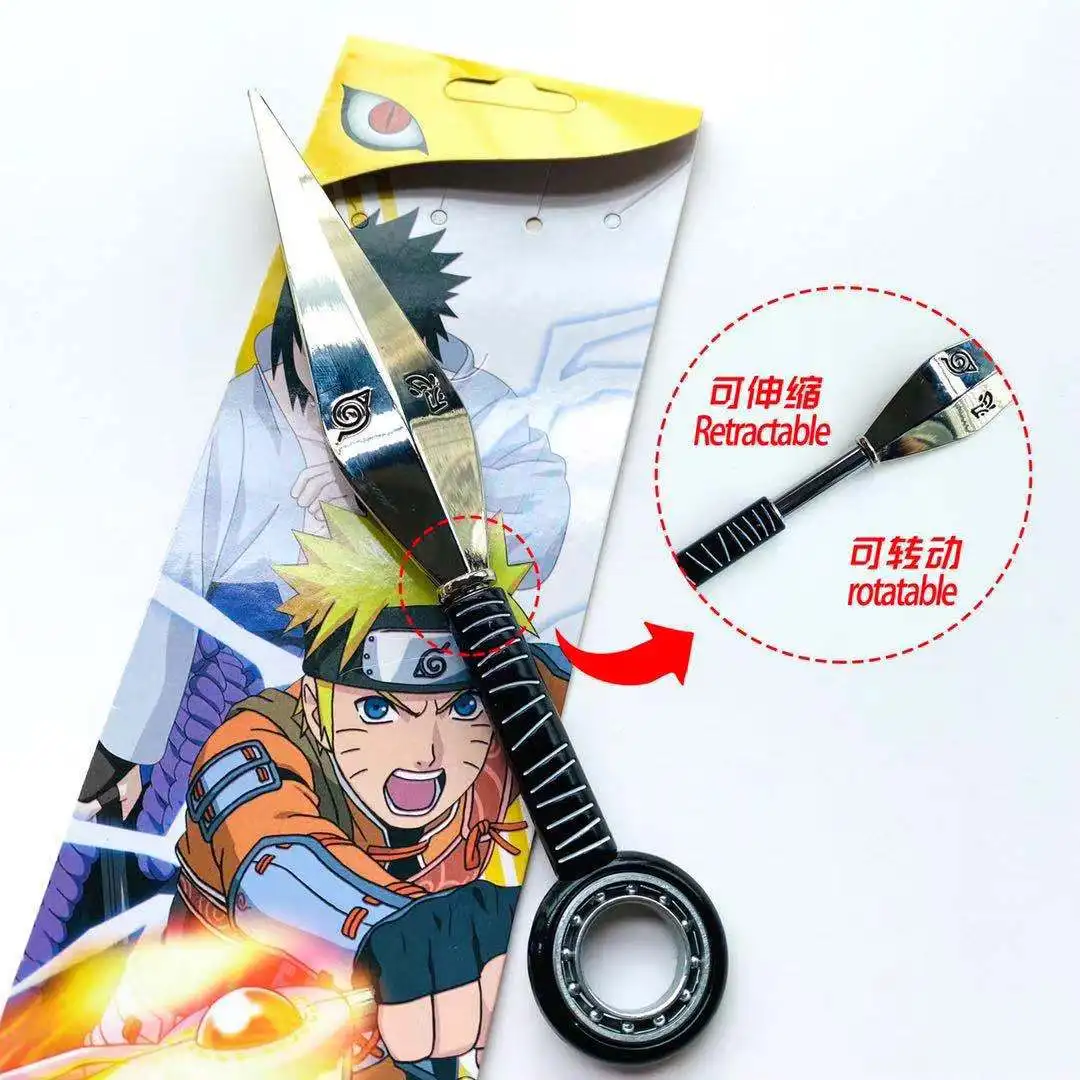 Anime peripheral Ninja toy weapon props set kunai alloy metal