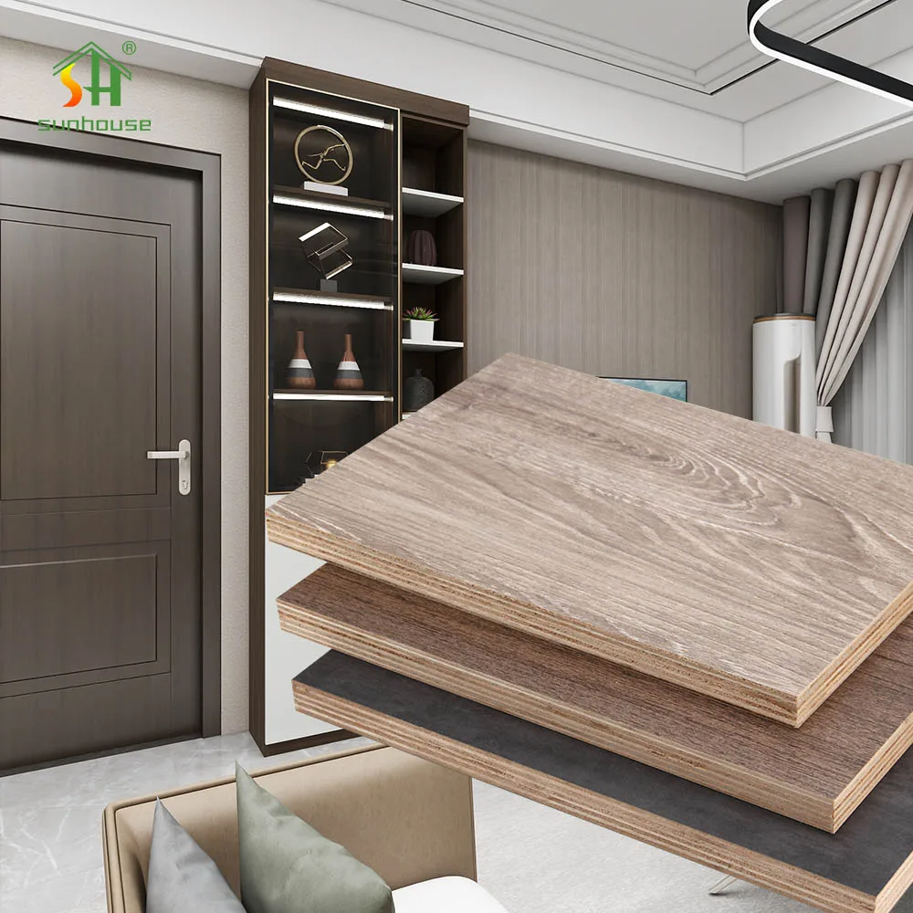 New Arrivals Quality Certification Smooth Surface Melamine Plywood 18Mm For Furniture Manufacturing