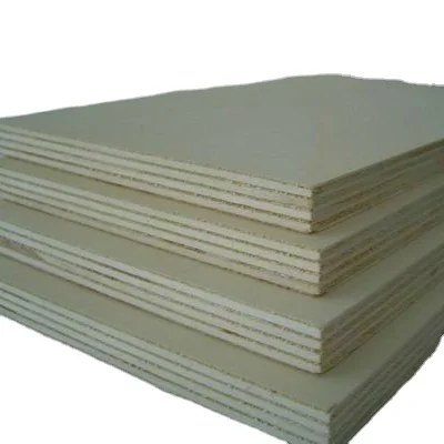 Finished uv gloss white laminated melamine marine plex 6x8 plywood 3/4 board for furniture