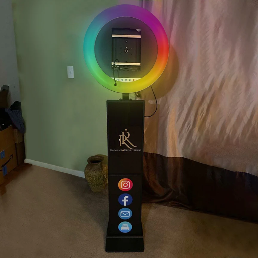 2024 dslr vintage wooden ipad photo booth for 12.9 ipad photo booth case ipad selfie photo booth