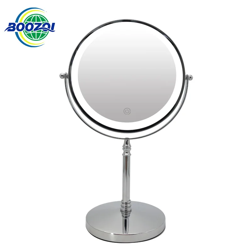 7 Inch Beauty 9x Magnifying Espejos Table Cosmetic Vanity Mirror Round Makeup Mirror