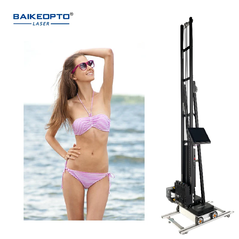 Digital UV Inkjet 4720 CMYKW Double Print Head Walls Printing Painting Machine