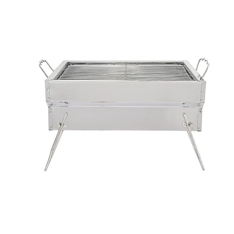 OEM Factory foldable portable bbq stainless steel roaster korean  rotisserie barbecue grill charcoal