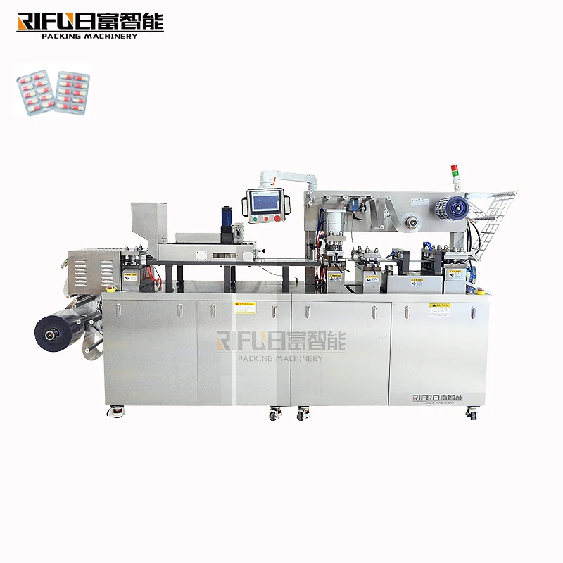 Automatic Alu Alu Aluminum Plastic Tablet Blister Packing Machine Pill Soft Gel Capsule Blister Packing Machine