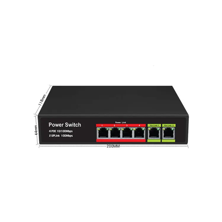 4-port, 8-port, 16-port, 24-port POE power supply switch, gigabit, 100-gigabit national standard, 48v monitoring dedicated