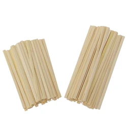 110-160mm 100pcs/box Revolvedor de cafe Palitos de helado de madera B aton barbe  papa Houten stokken Candy floss sticks