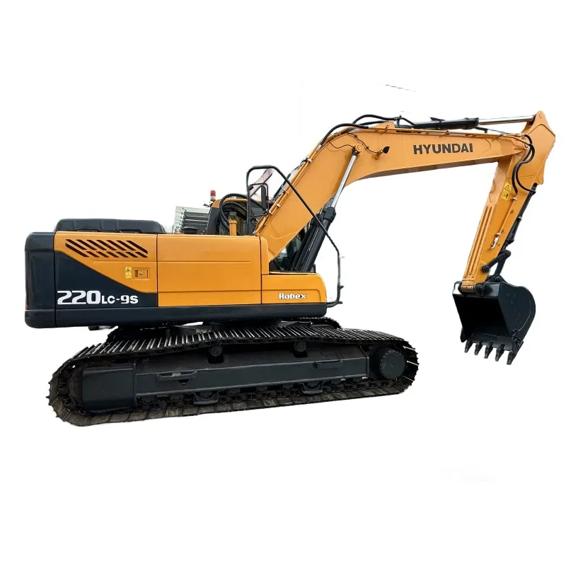 22 Ton HYUNDAI R220LC-9S used excavator and HYUNDAI Robex 220 multifunction used digger for sale