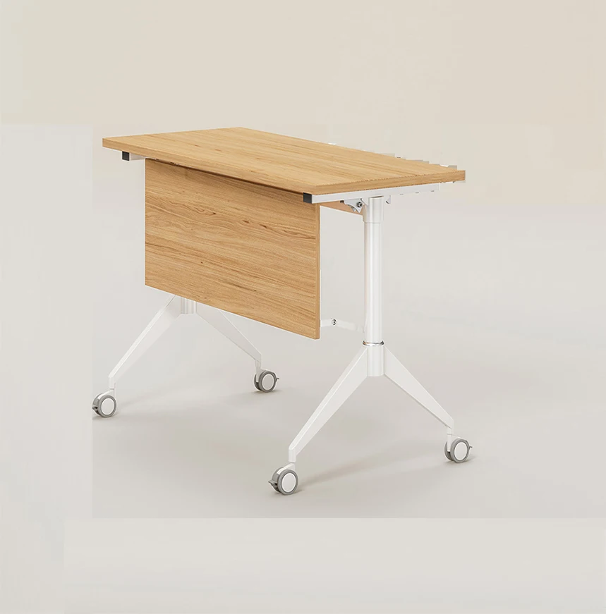 Movable folding training table for office training center furniture