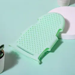Silicone Rubber bath back body gloves scrubber