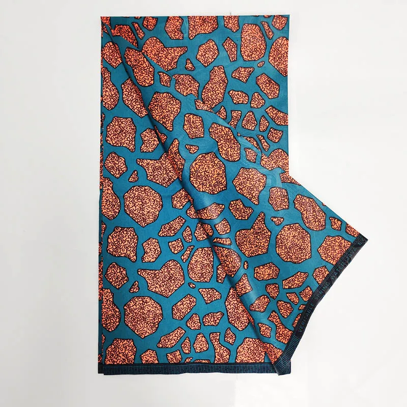 Factory Wholesale High Quality Polyester Custom Silk Satin African Printed Fabric