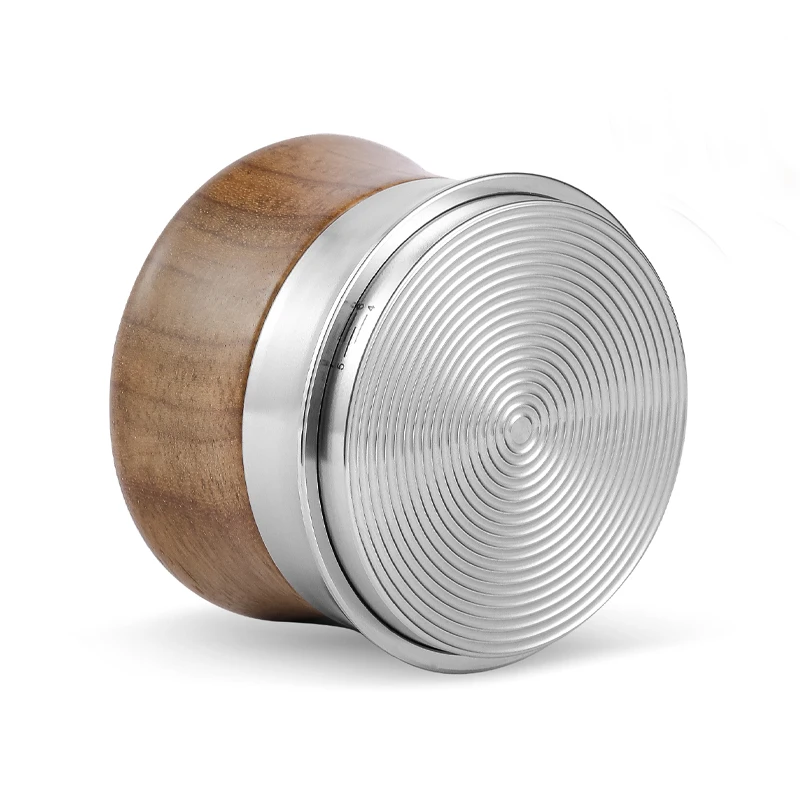 MHW-3BOMBER Coffee Tamper 58mm Coffee Leveler Fits for 58mm Portafilter Stainless Steel And Solid Wood Rosewood Handle