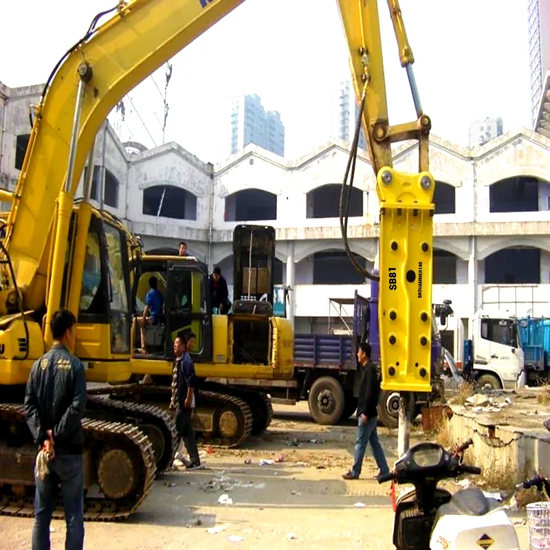 BRT1400 best-selling 20-ton crusher SB81hydraulic rock breaking hammer